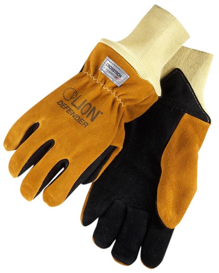 Lion Defender NFPA Gauntlet Firefighting Gloves