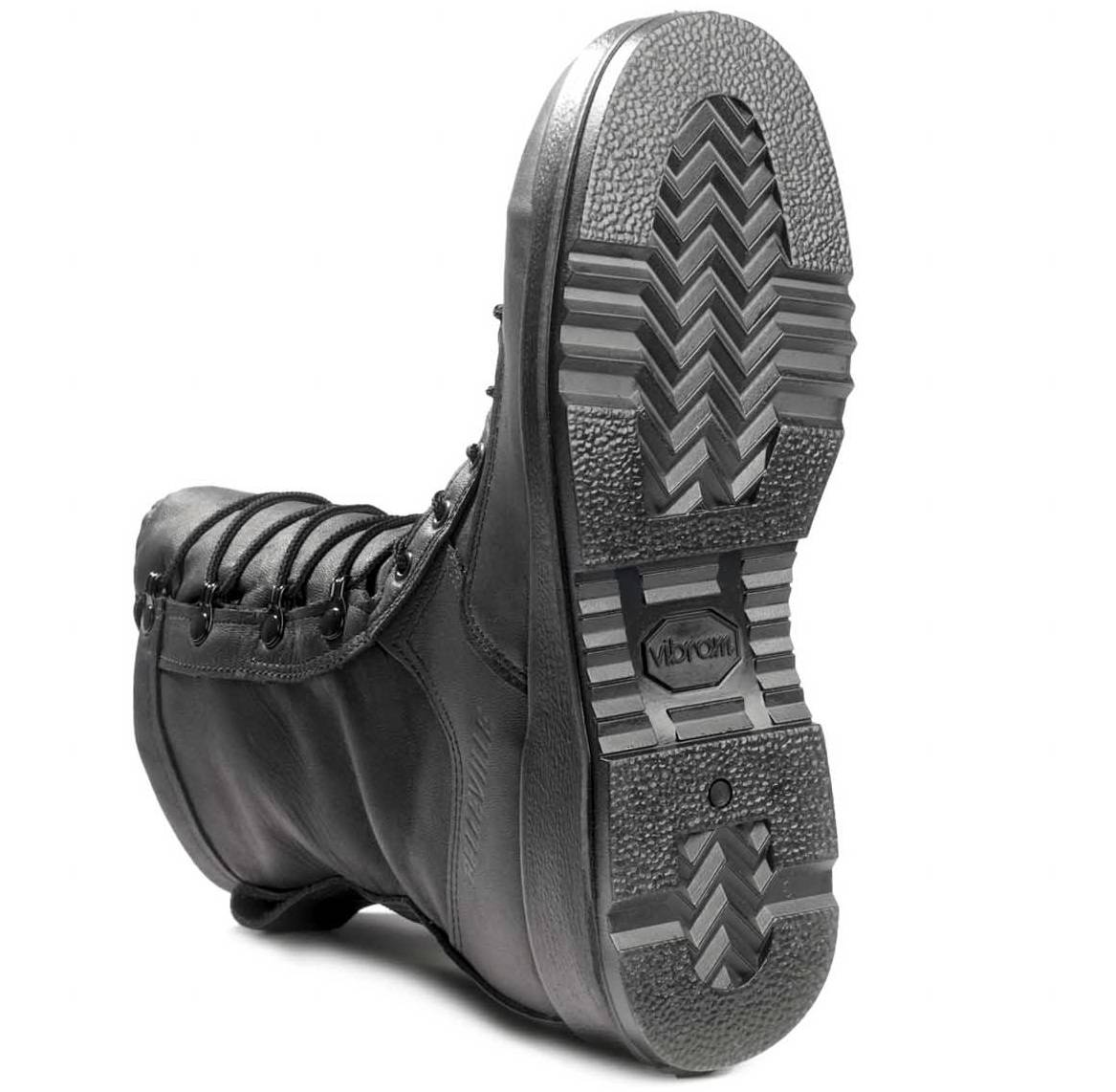 Tactical boots with chevron soles