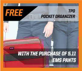 Purchase a 5.11 RUSH Pack and receive Rapid Excursion Pack