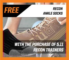 Purchase a 5.11 RUSH Pack and receive Rapid Excursion Pack