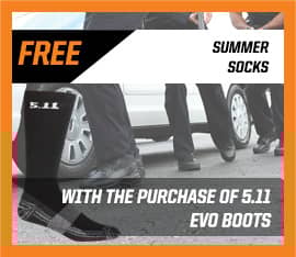 Purchase a 5.11 RUSH Pack and receive Rapid Excursion Pack