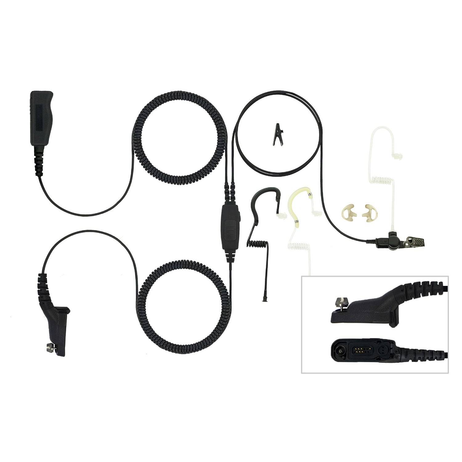 EarHugger Three-Wire Kit for Motorola Turbo/APX/XPR