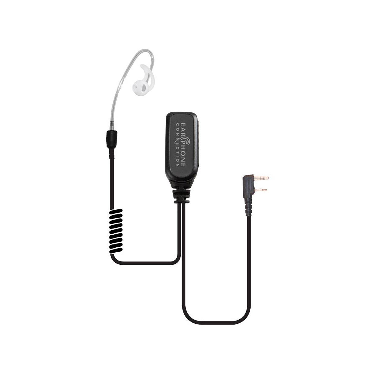 Ear Phone Connection Coyote Lapel Microphone for Kenwood Rad