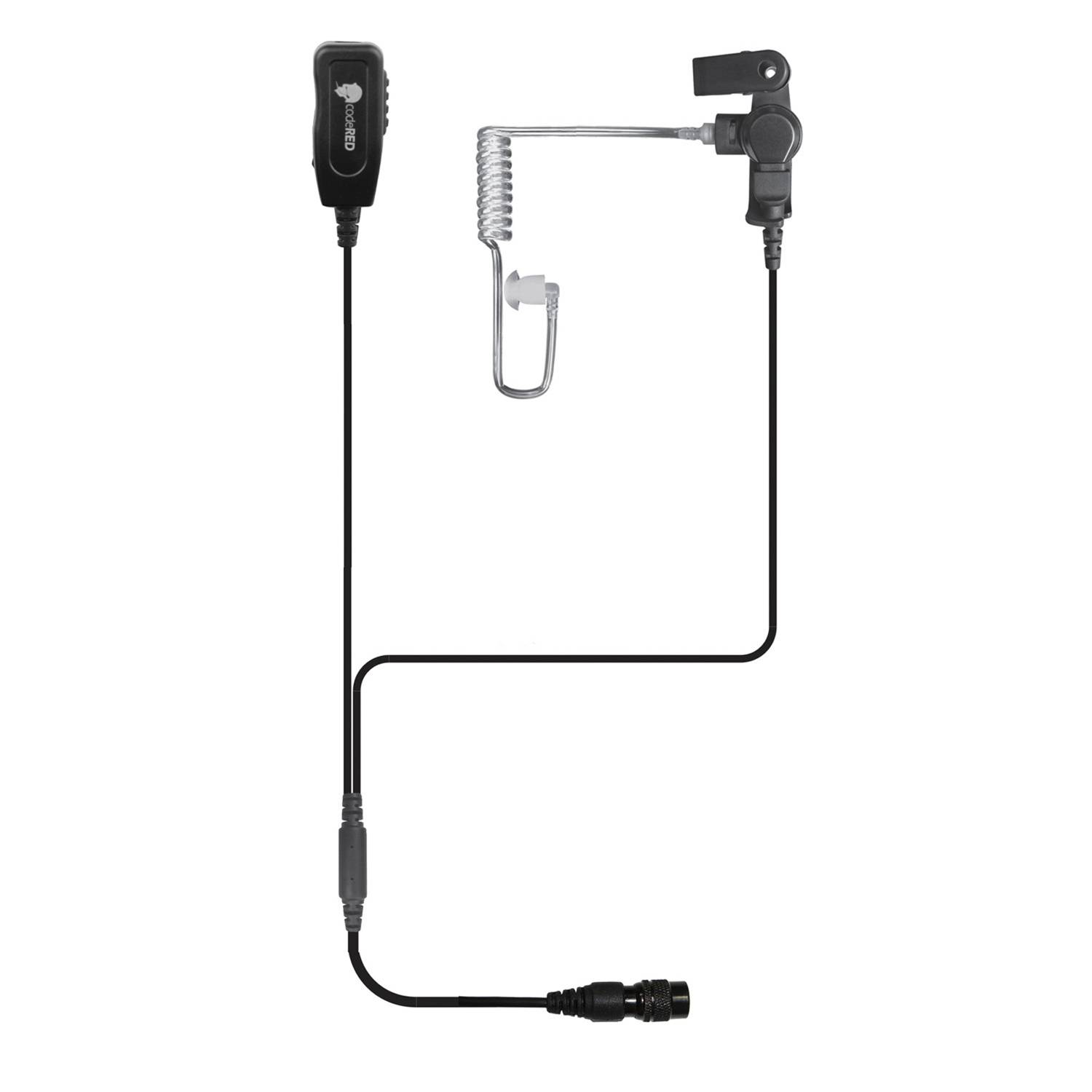 Code Red QD Two-Wire Mic for Motorola APX and XPR Radios