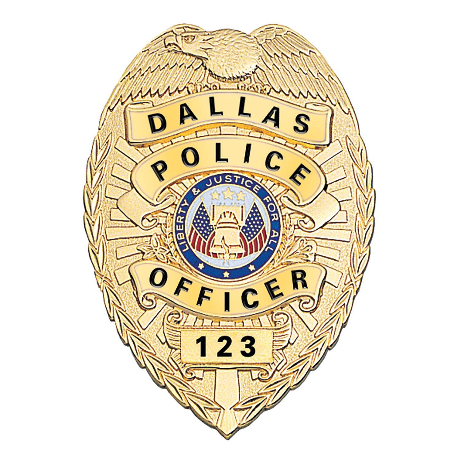 LAWPRO CUSTOM ENGRAVED BADGE EAGLE WITH SUNRAYS