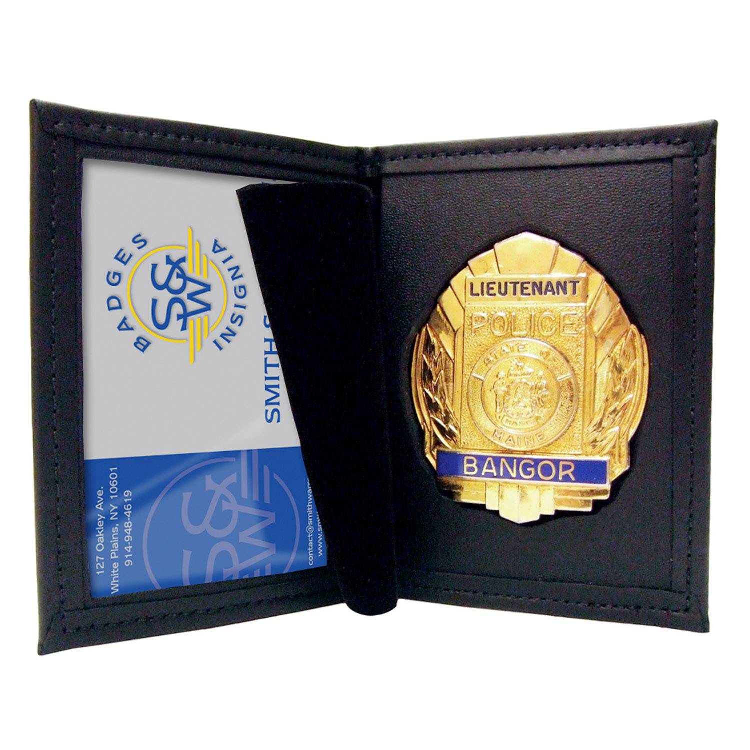 Smith & Warren Dress Leather Single ID Badge Case 2.25 x 3