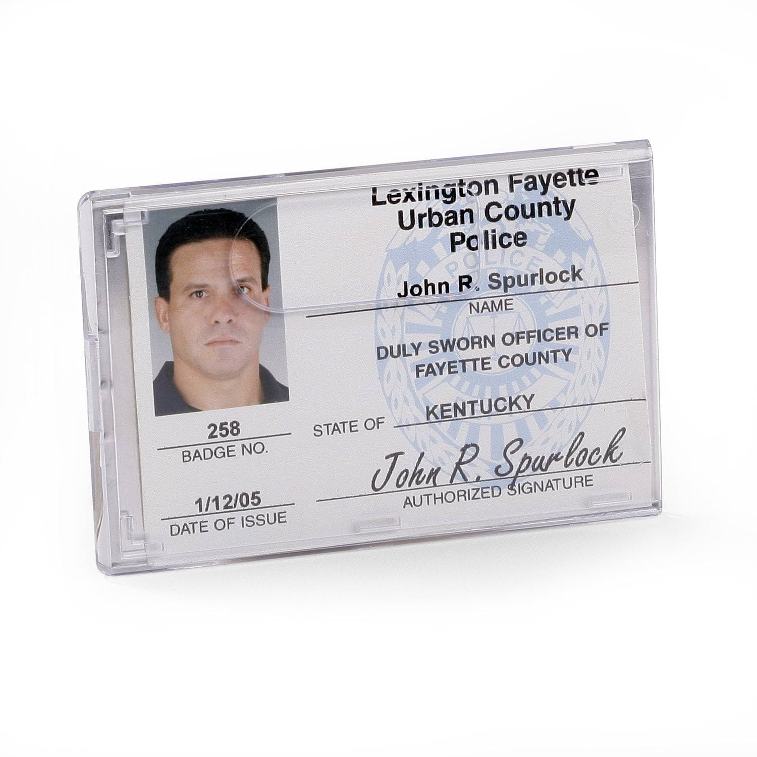 Strong RFID Protected Clear Rigid Card Holder