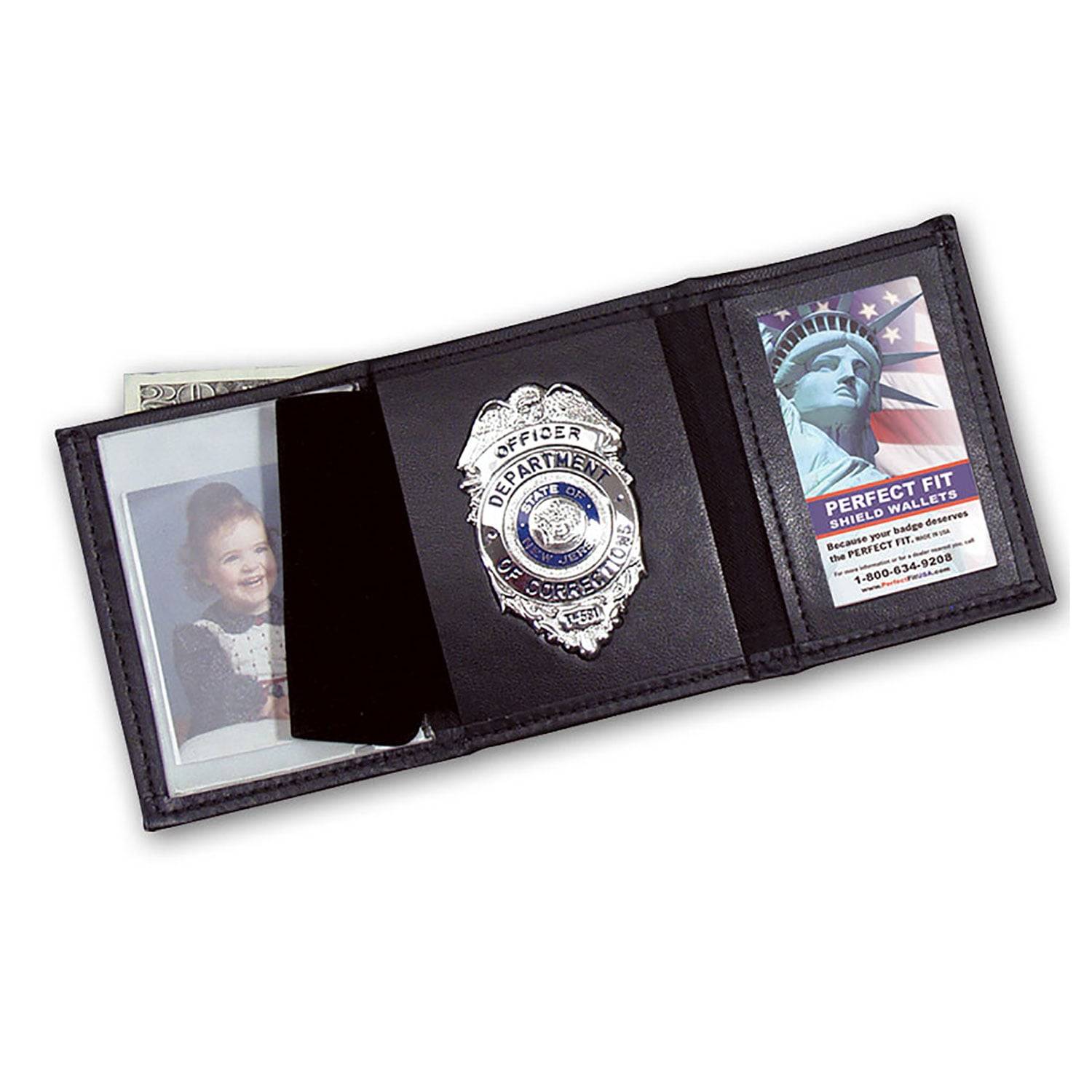 Perfect Fit Trifold Wallet with Double ID