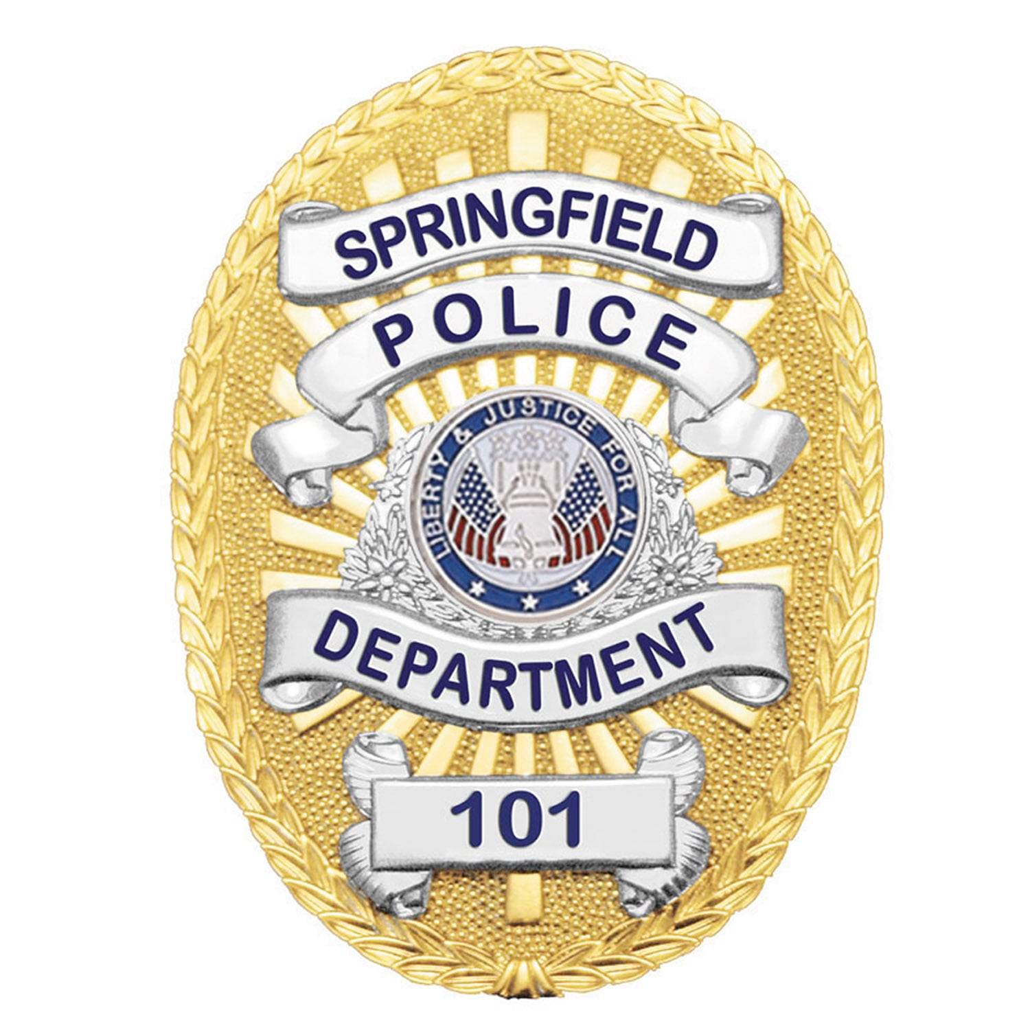 LawPro Custom Engraved Badge Deluxe Oval