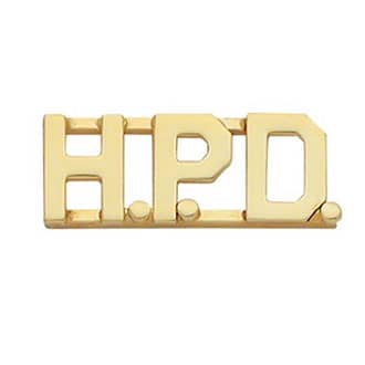 Smith & Warren Custom Collar Pins 3 Letters 1/2" (Sold