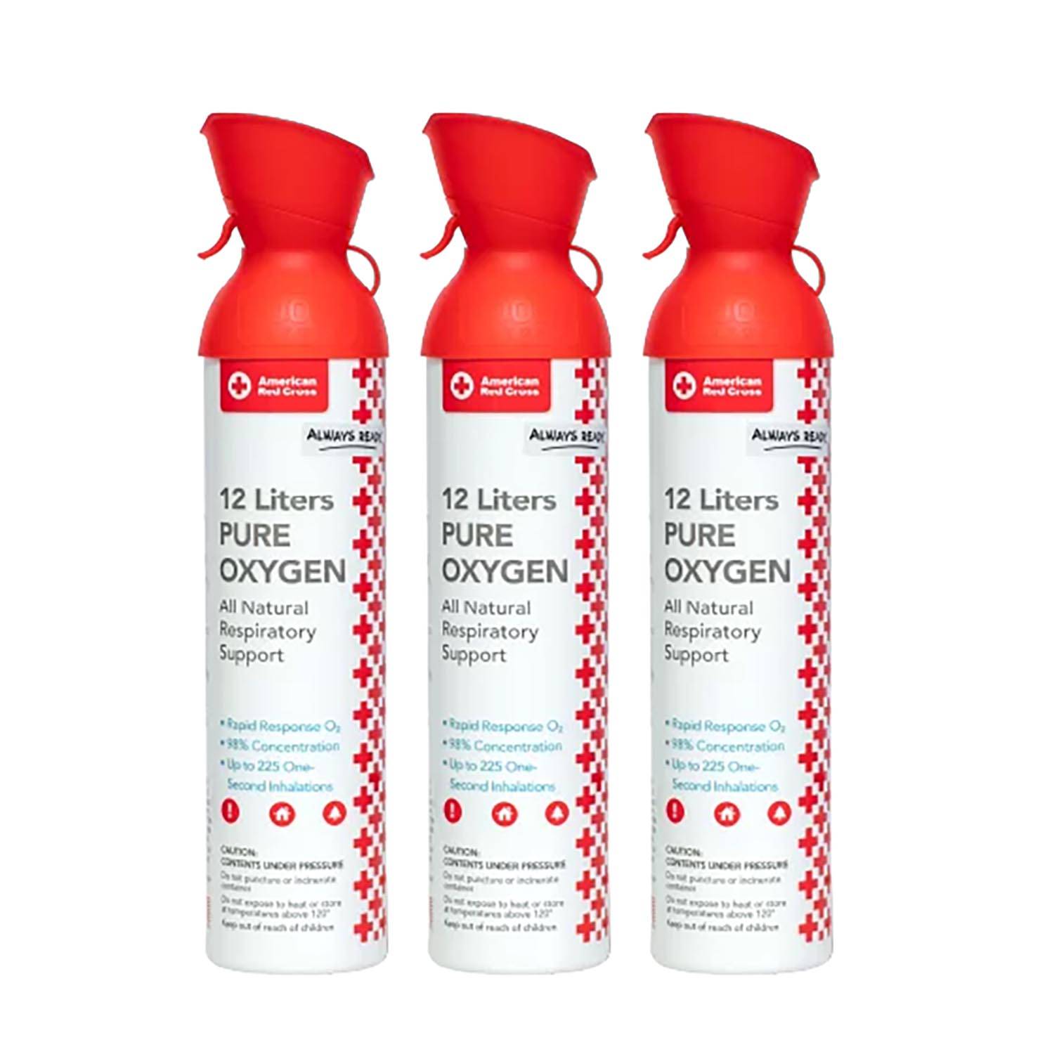 American Red Cross Supplemental Oxygen Cannisters