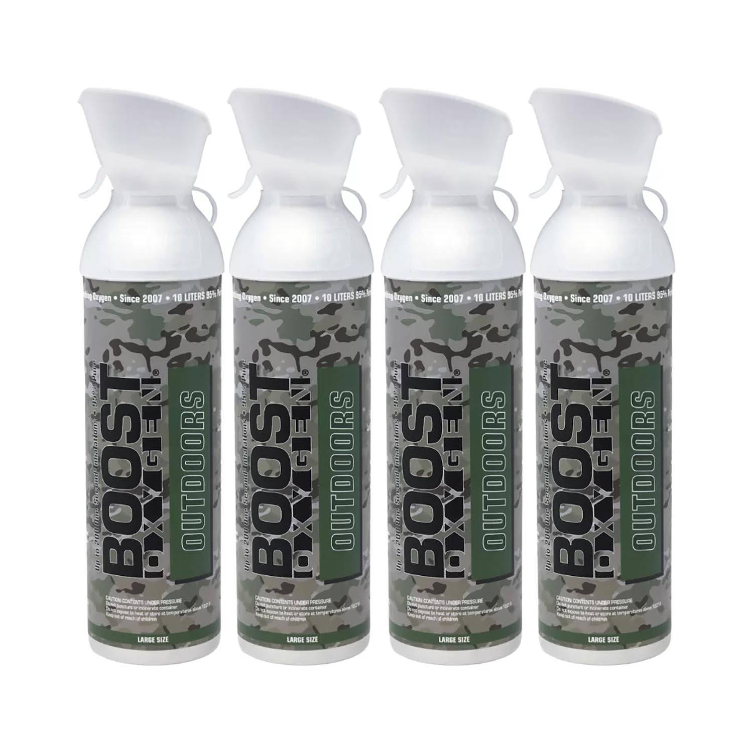 Boost Oxygen Cannisters, Outdoors Camo, 10L, 4 pack