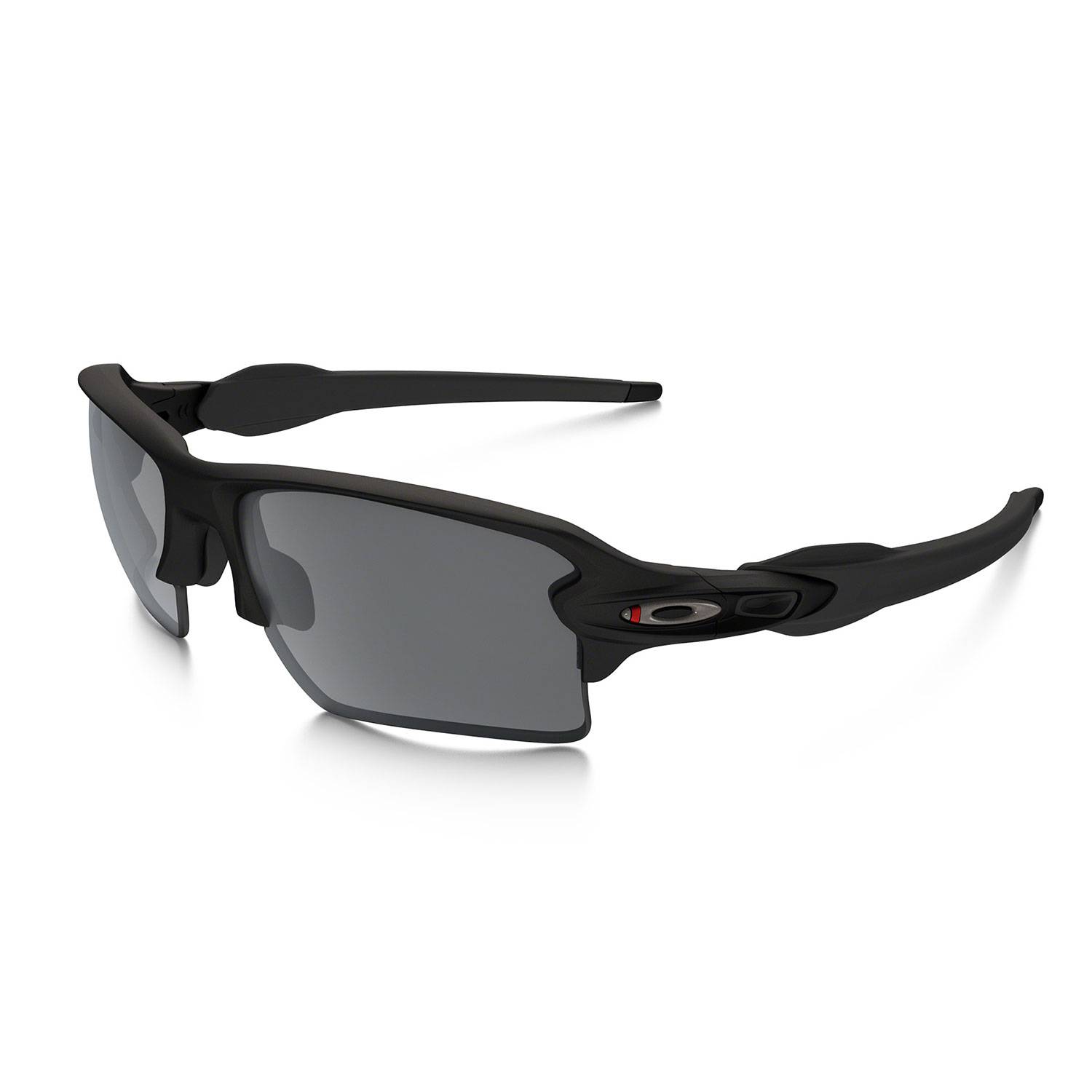 OAKLEY SI FLAK 2.0XL THIN REDLINE SATIN BLACK W/ BLACK IRIDI