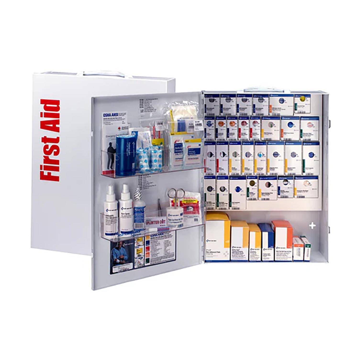 SmartCompliance 150 Person XL Metal First Aid Cabinet, ANSI