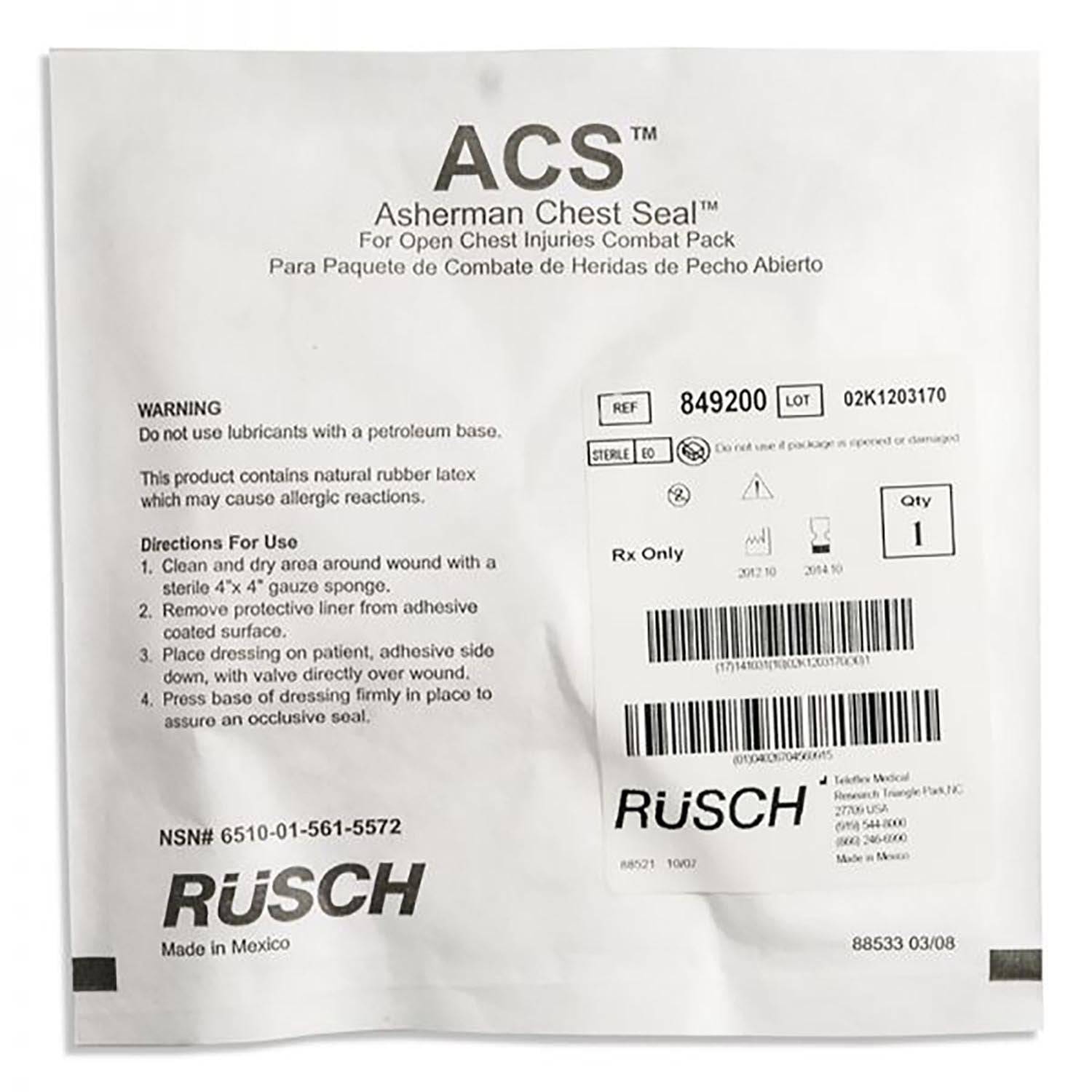 Chinook Asherman Chest Seal Dressing