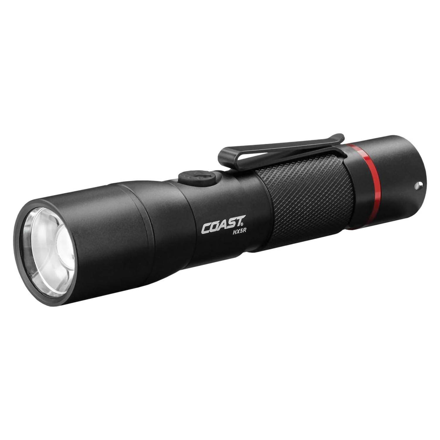 COAST HX5R RECHARGEABLE PURE BEAM FOCUSING LED FLASHLIGHT