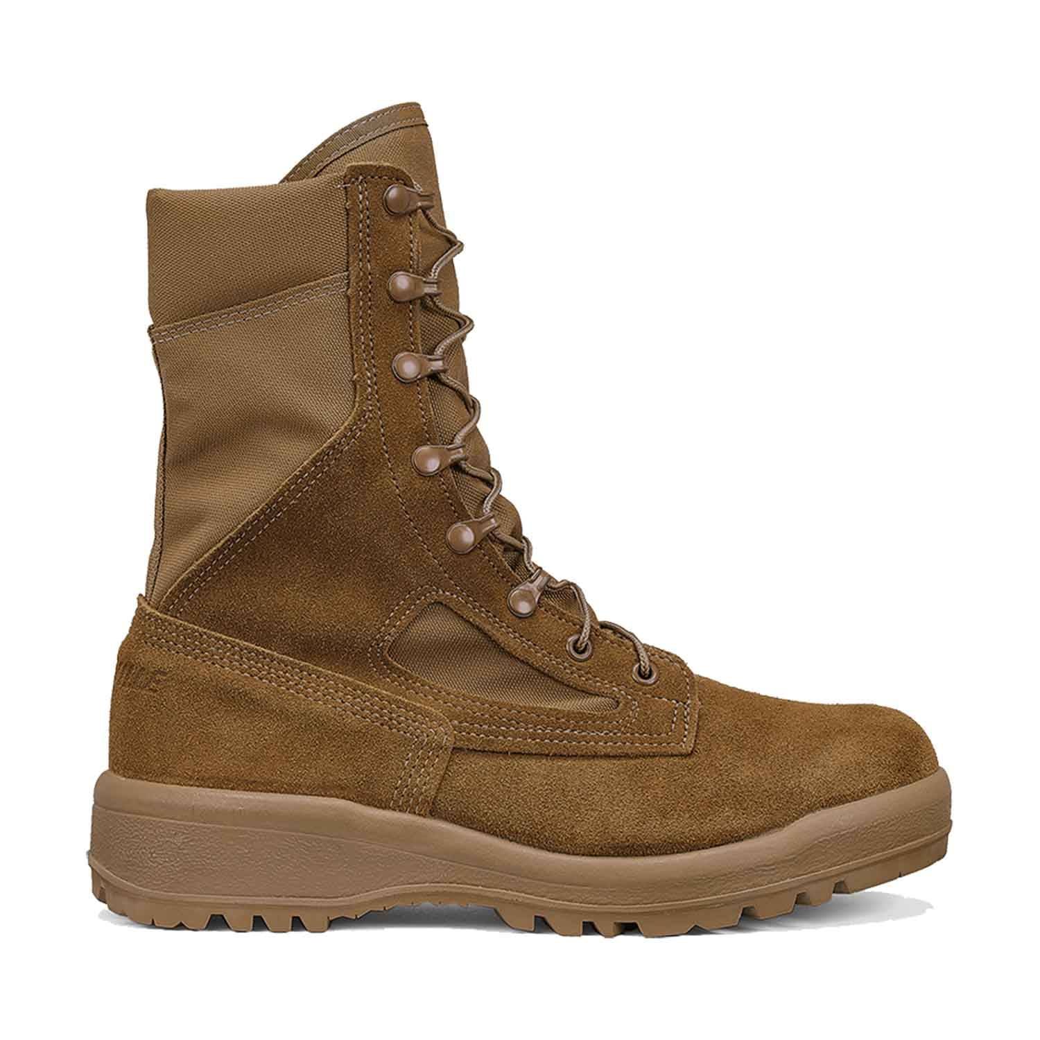 BELLEVILLE HOT WEATHER STEEL TOE BOOTS (COYOTE BROWN)