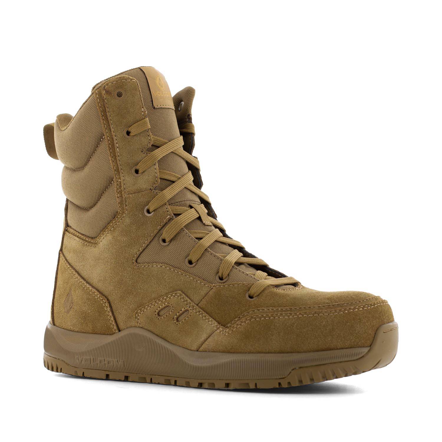 VOLCOM STONE FORCE 8" COMPOSITE TOE SIDE ZIP BOOTS