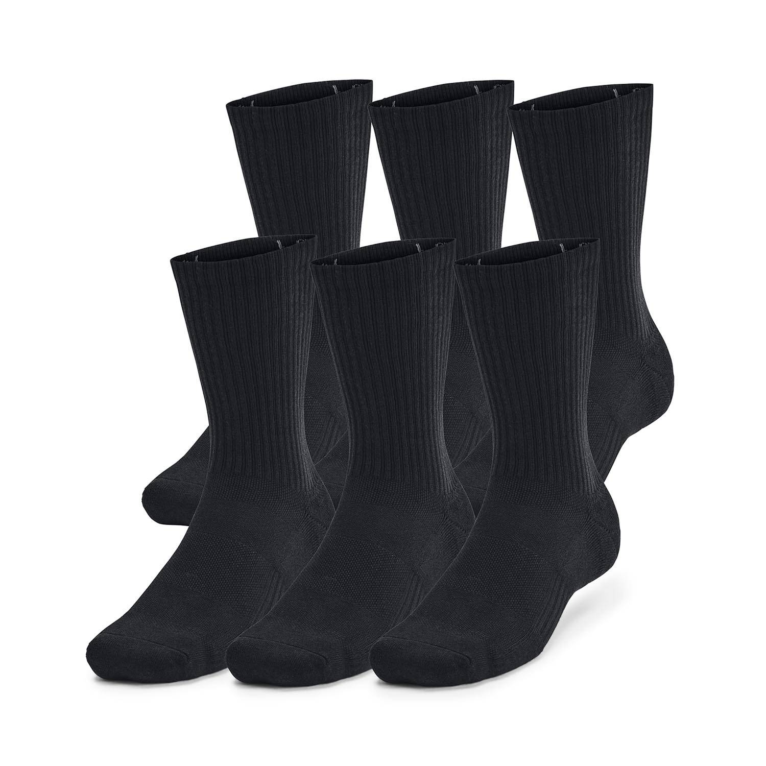 UNDER ARMOUR TRAINING COTTON 6PK CREW SOCKS