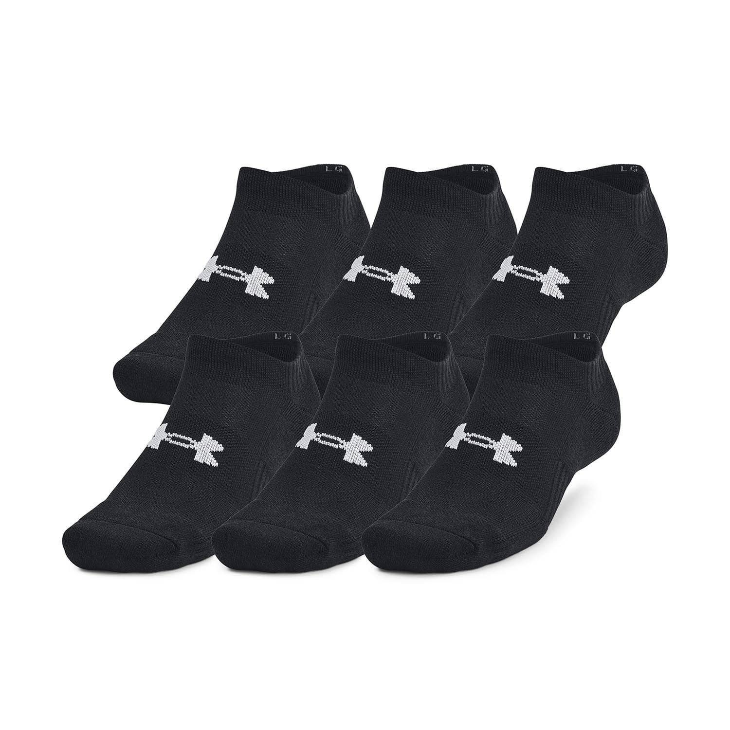 UNDER ARMOUR TRAINING COTTON 6PK NO SHOW SOCKS