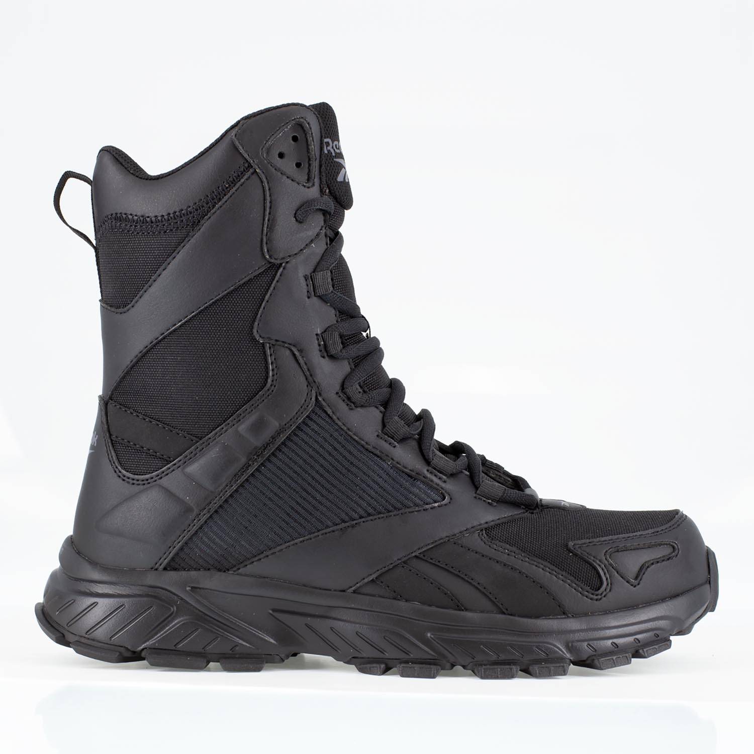 REEBOK MEN'S 8" HYPERIUM SIDE ZIP TACTICAL BOOTS