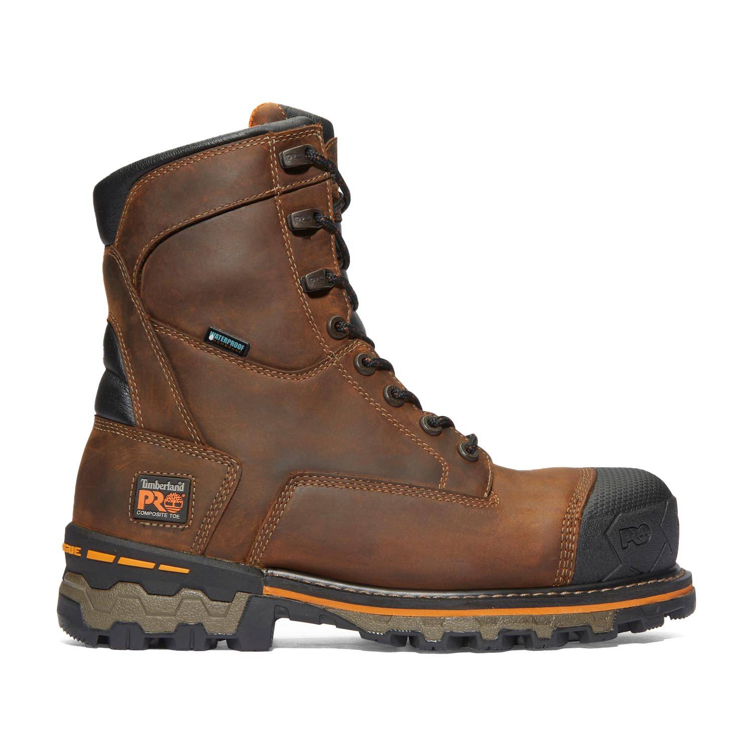 TIMBERLAND PRO MEN'S 8" BOONDOCK COMP TOE WORK BOOTS