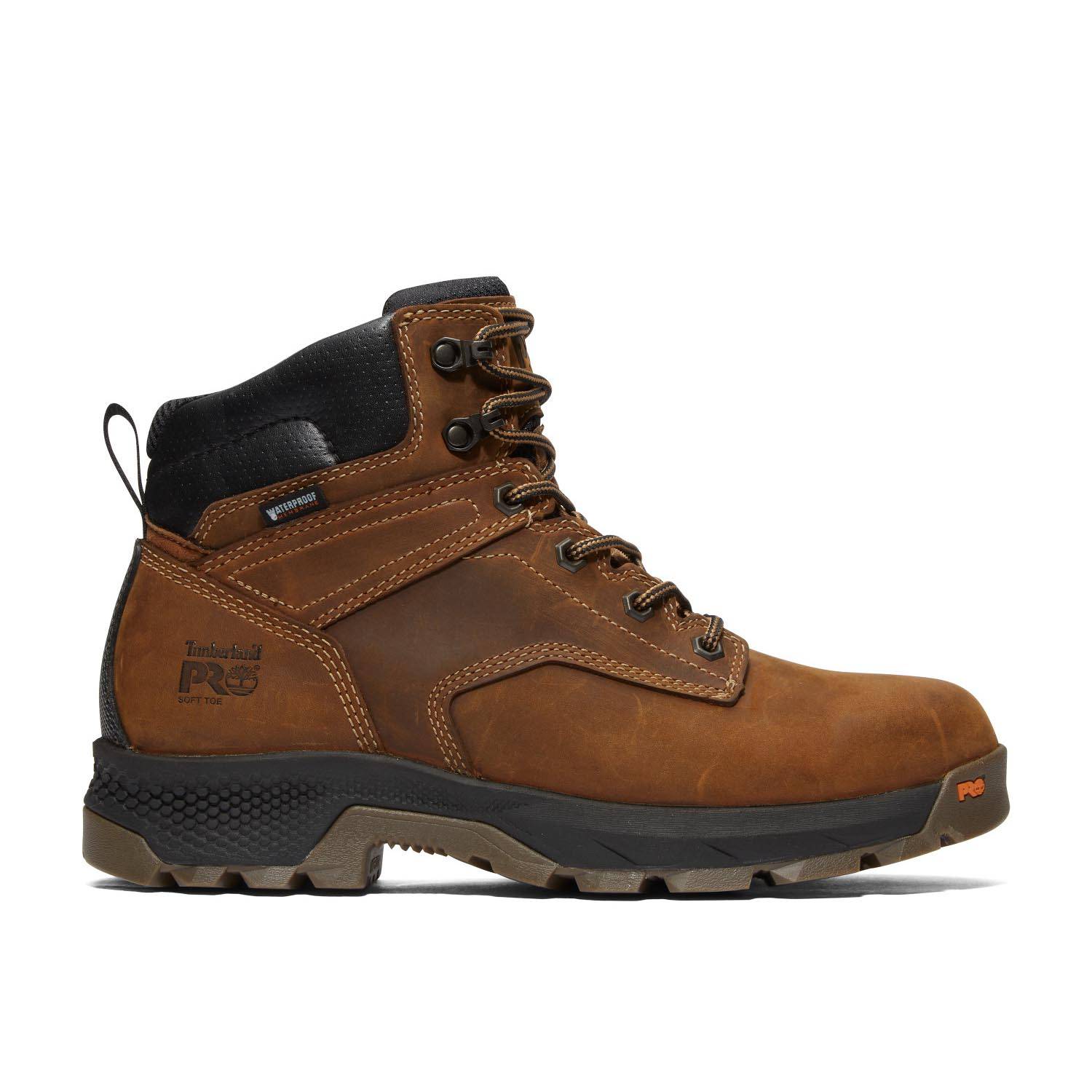 TIMBERLAND PRO MEN'S 6" TITAN EV WATERPROOF WORK BOOTS