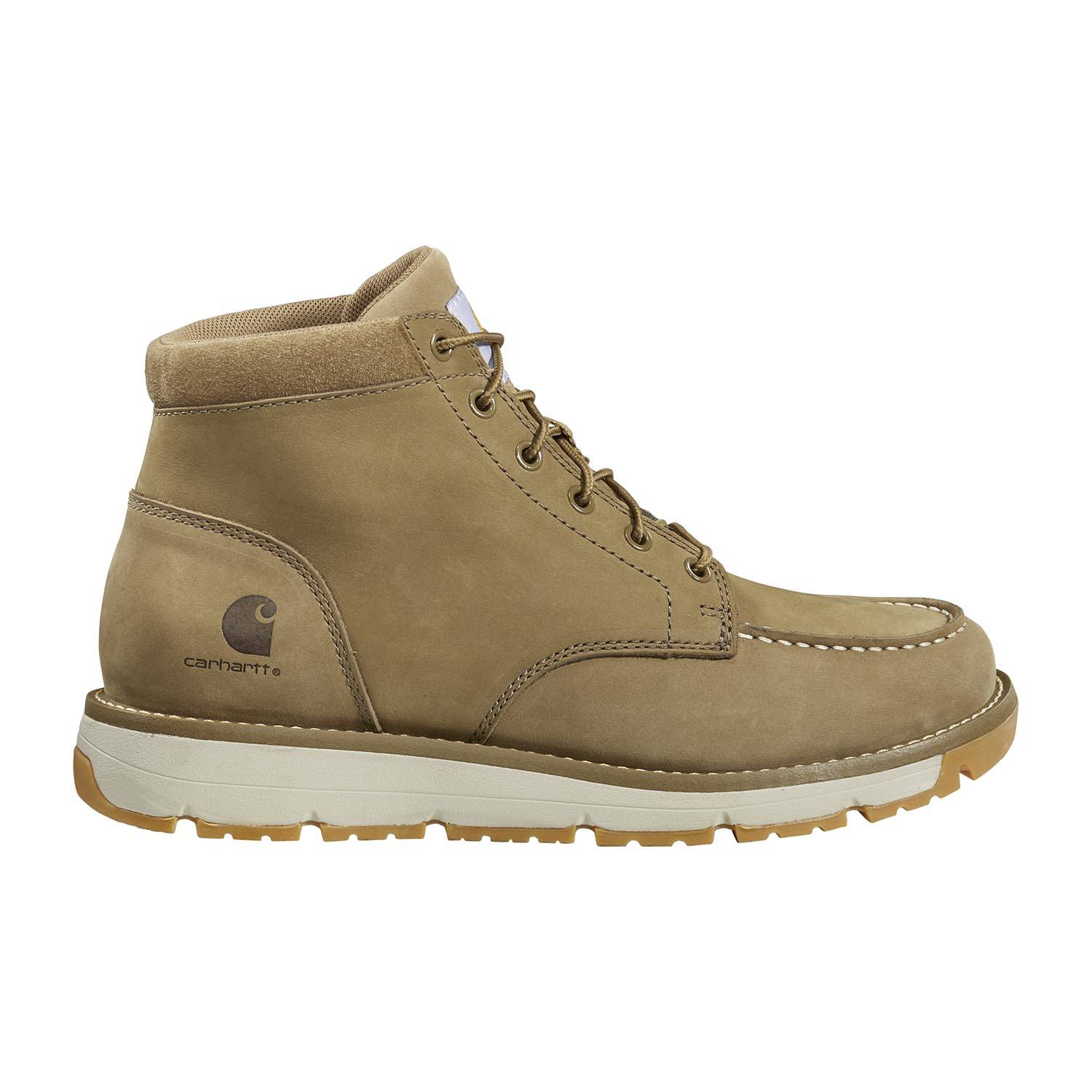 CARHARTT MEN'S MILLBROOK MOC TOE WEDGE NUBUCK STEEL TOE BOOT