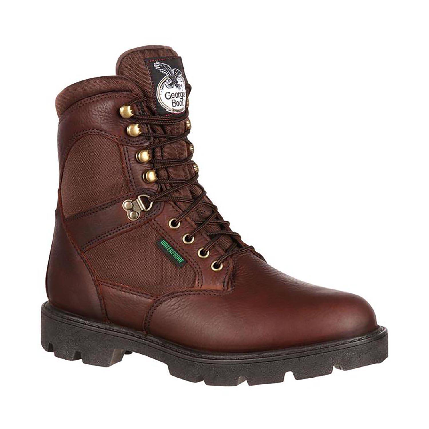 GEORGIA BOOT MEN'S 8" HOMELAND WATERPROOF BOOTS
