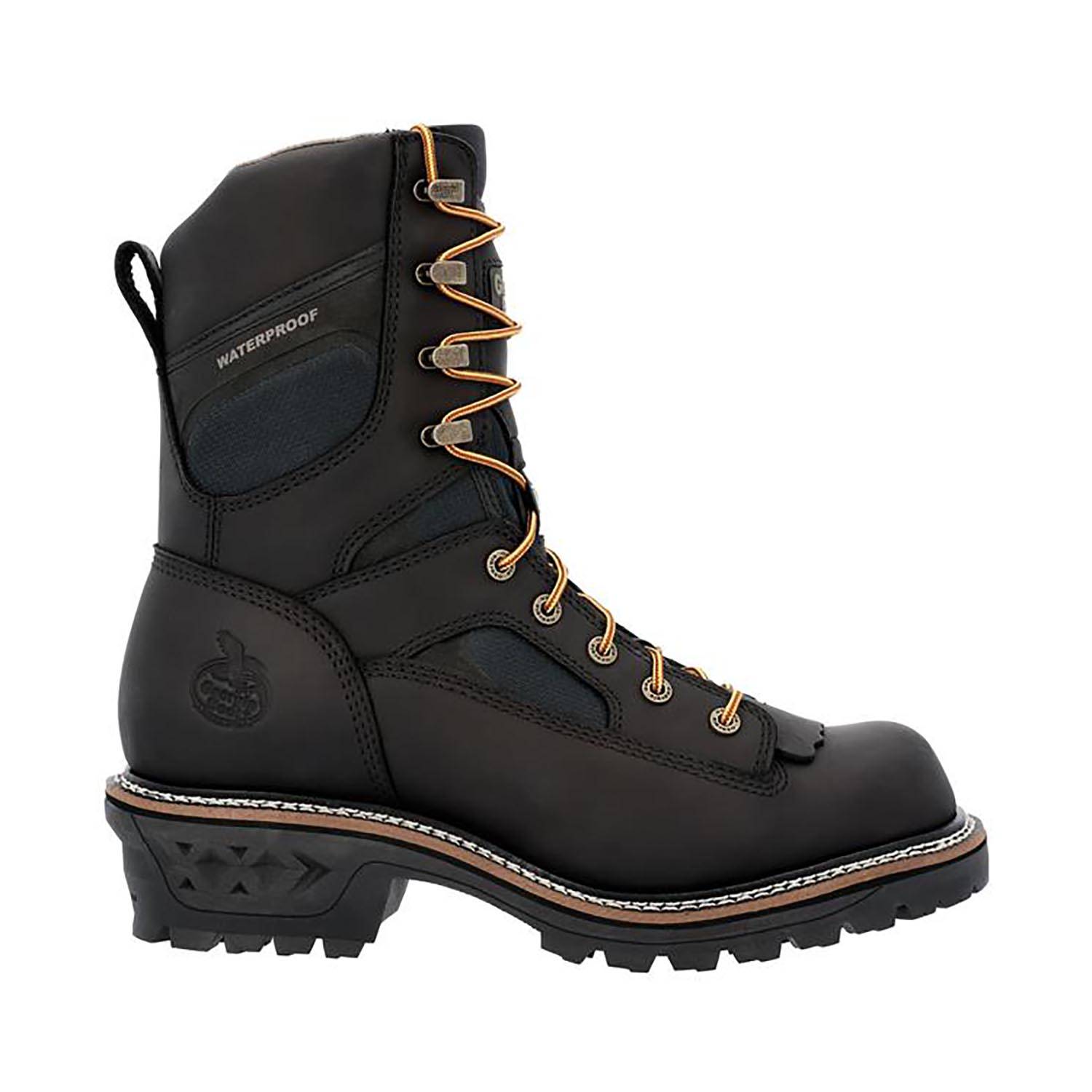 GEORGIA MEN'S 9&QUOT; LTX LOGGER WATERPROOF BOOTS
