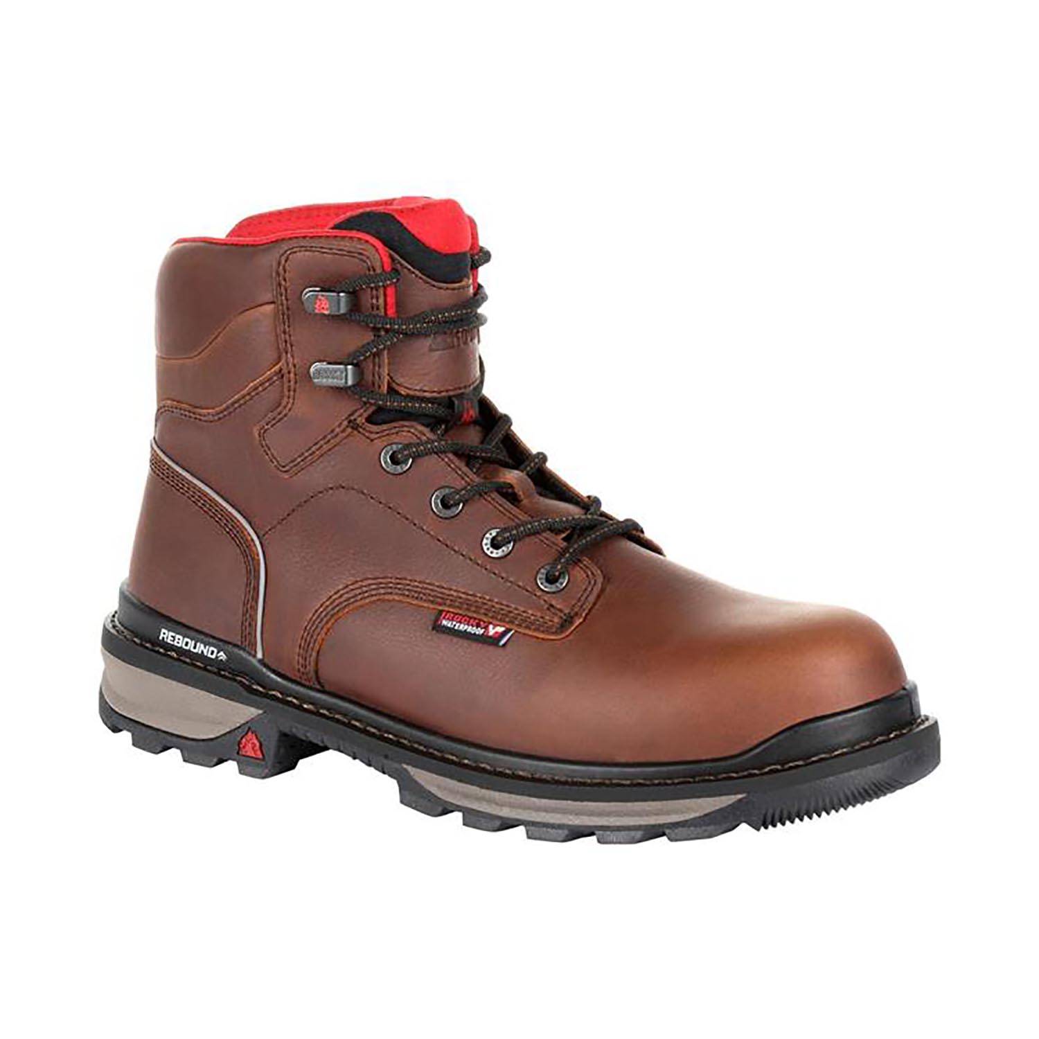 ROCKY MEN'S 6" RAMS HORN WORK COMPOSITE TOE WATERPROOF