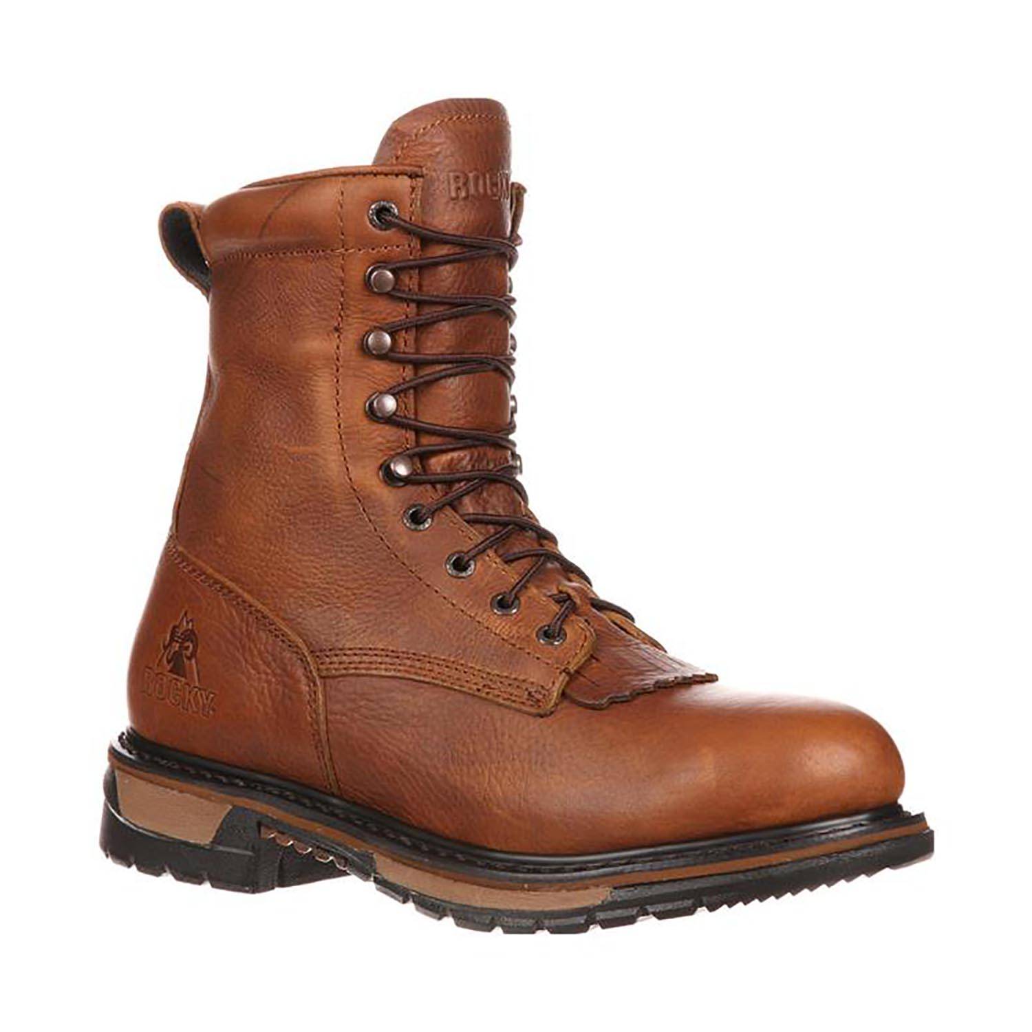 ROCKY MEN'S 9" ORIGINAL RIDE LACERS WATERPROOF BOOTS