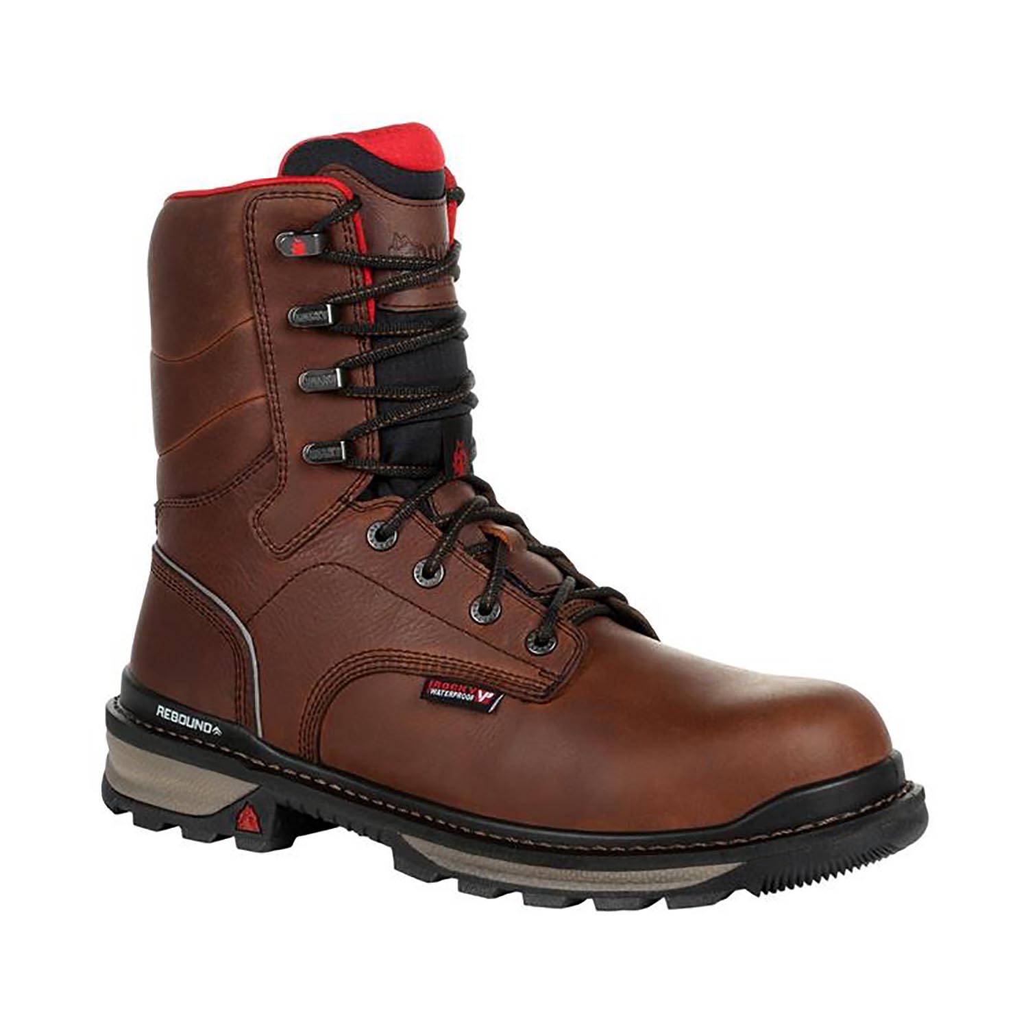 ROCKY MEN'S RAMS HORN WORK WATERPROOF BOOTS