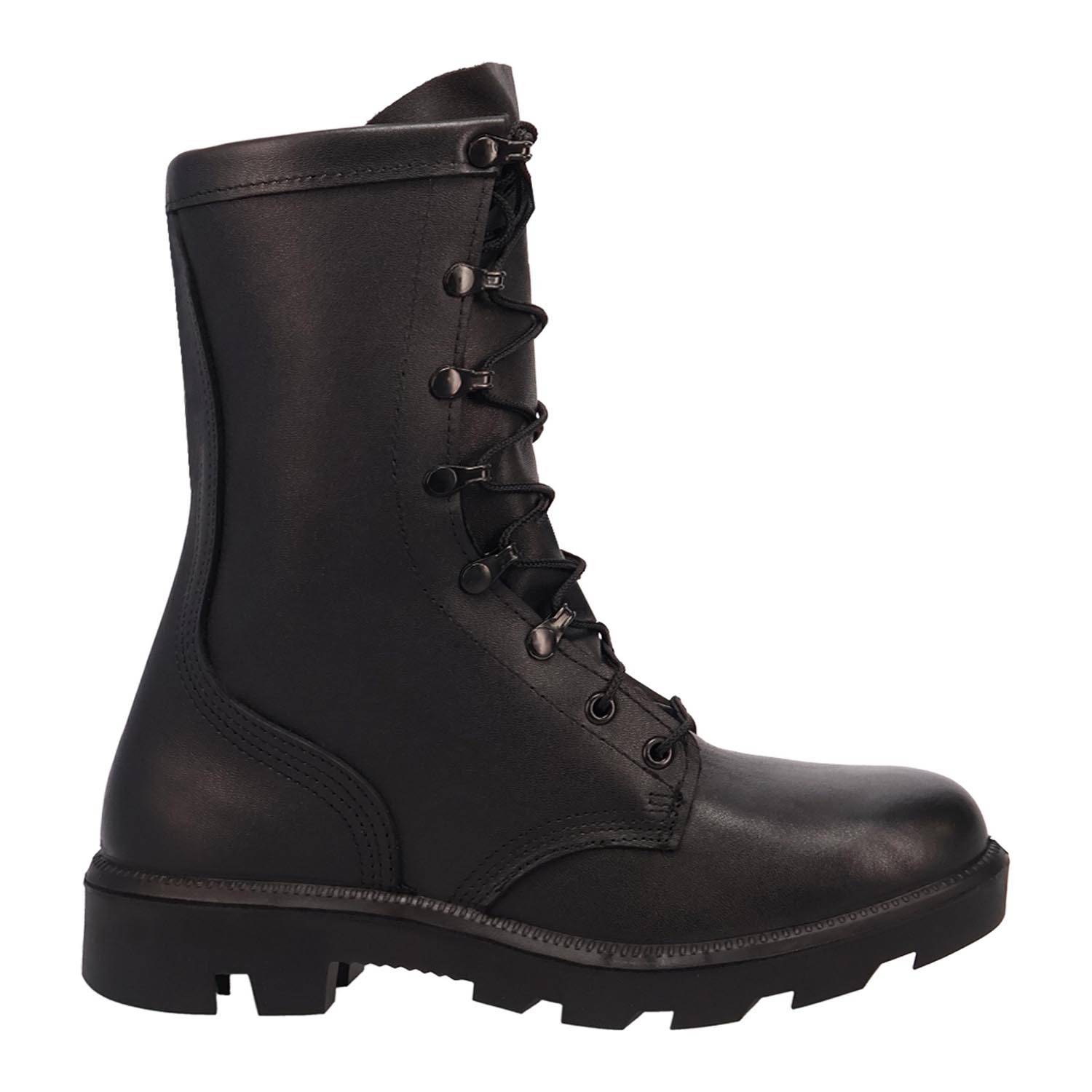 MCRAE GEN 2 BLACK FULL GRAIN ALL LEATHER COMBAT BOOT