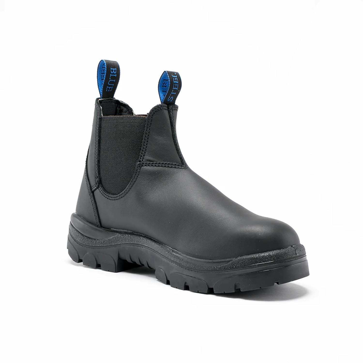 STEEL BLUE MEN'S HOBART 6" STEEL TOE SLIP-ON EH BOOTS
