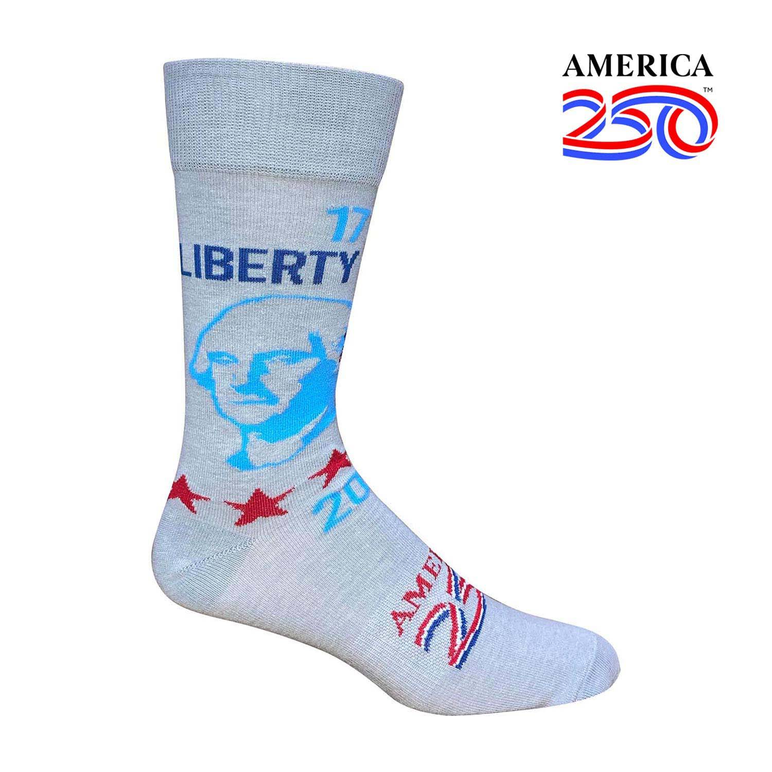 Wilson Brown Liberty & Justice Dress Socks
