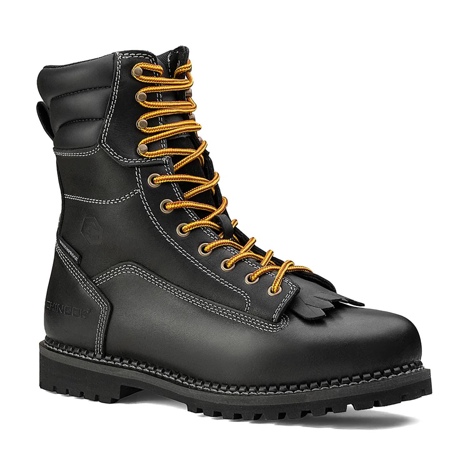 CHINOOK MEN'S LOGGER 8" WATERPROOF WORK BOOTS