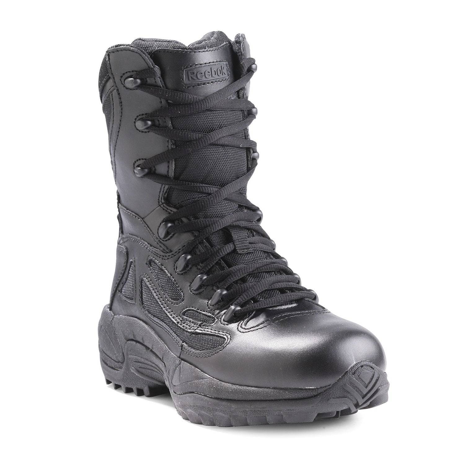 REEBOK 8&QUOT; RAPID RESPONSE SIDE ZIP TACTICAL BOOTS