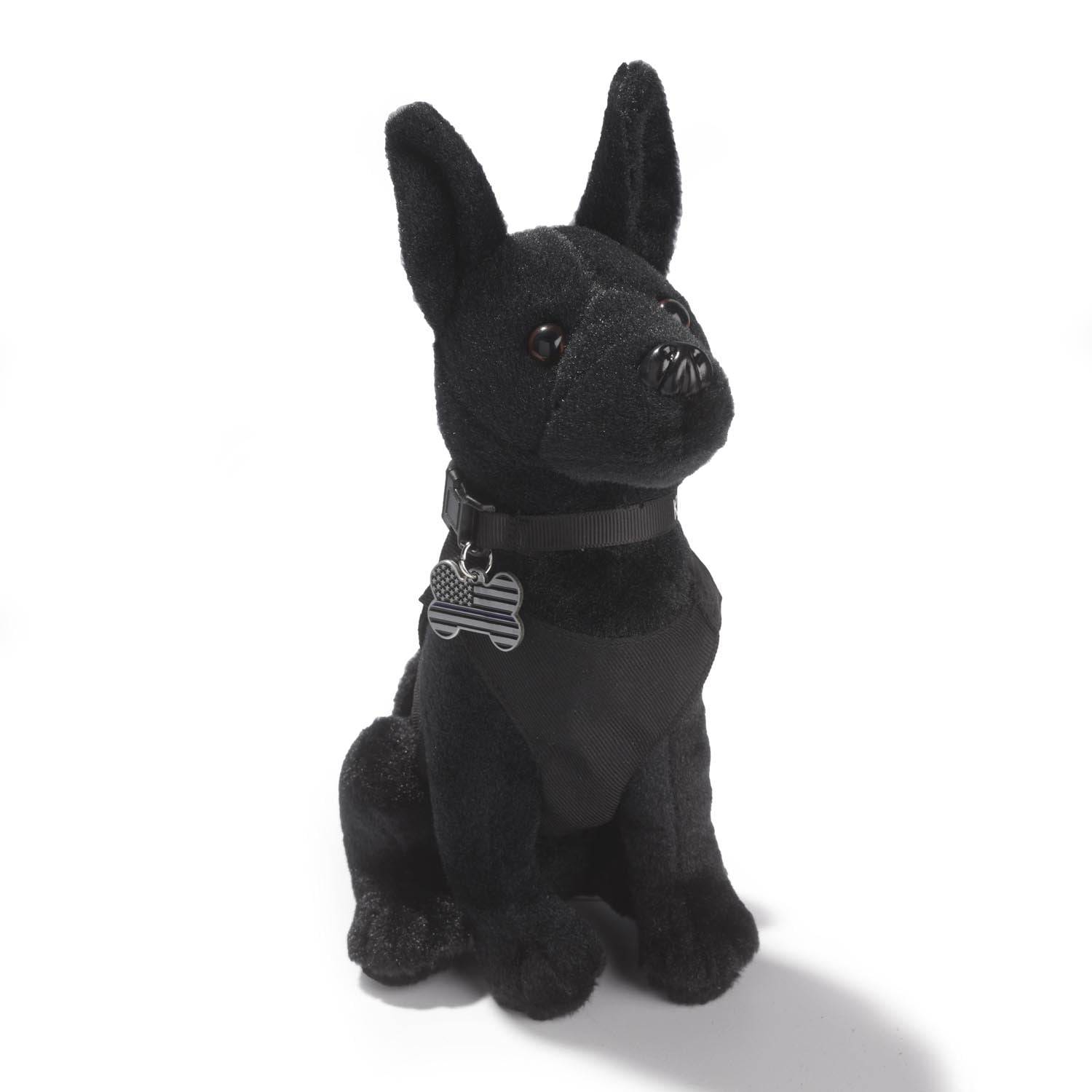 Hero Industries Black Belgian Malinois K9 Plush