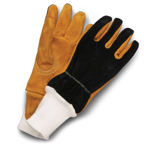 thumbnail image 2 of Shelby Firewall Firefighting Gloves - Gold/Brown/White Cuff, Size Small (5225-S) 2 of 5