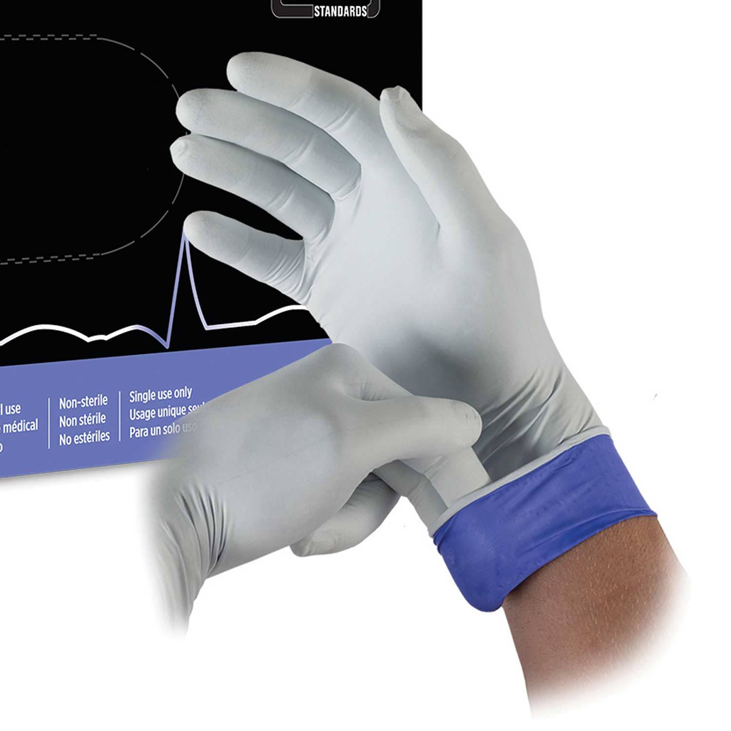 Microflex LifeStar EC Nitrile Extended Cuff Examination Glov