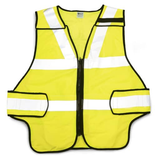 GALLS ZIP-N-RIP ORIGINAL ANSI CLASS 2 SOLID COLOR TRAFFIC VE