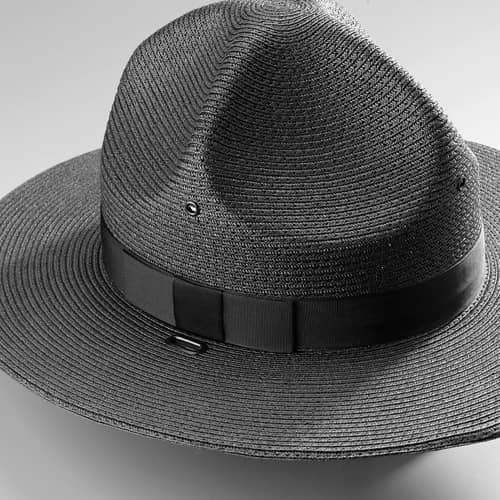 GALLS STRAW TRIPLE BRIM CAMPAIGN HAT