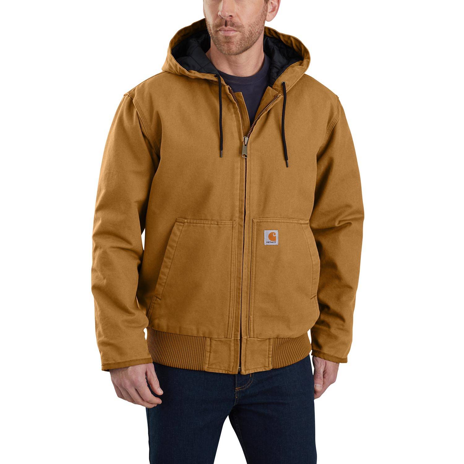 CARHARTT LOOSE FIT WASHED DUCK INSULATED ACTIVE JAC