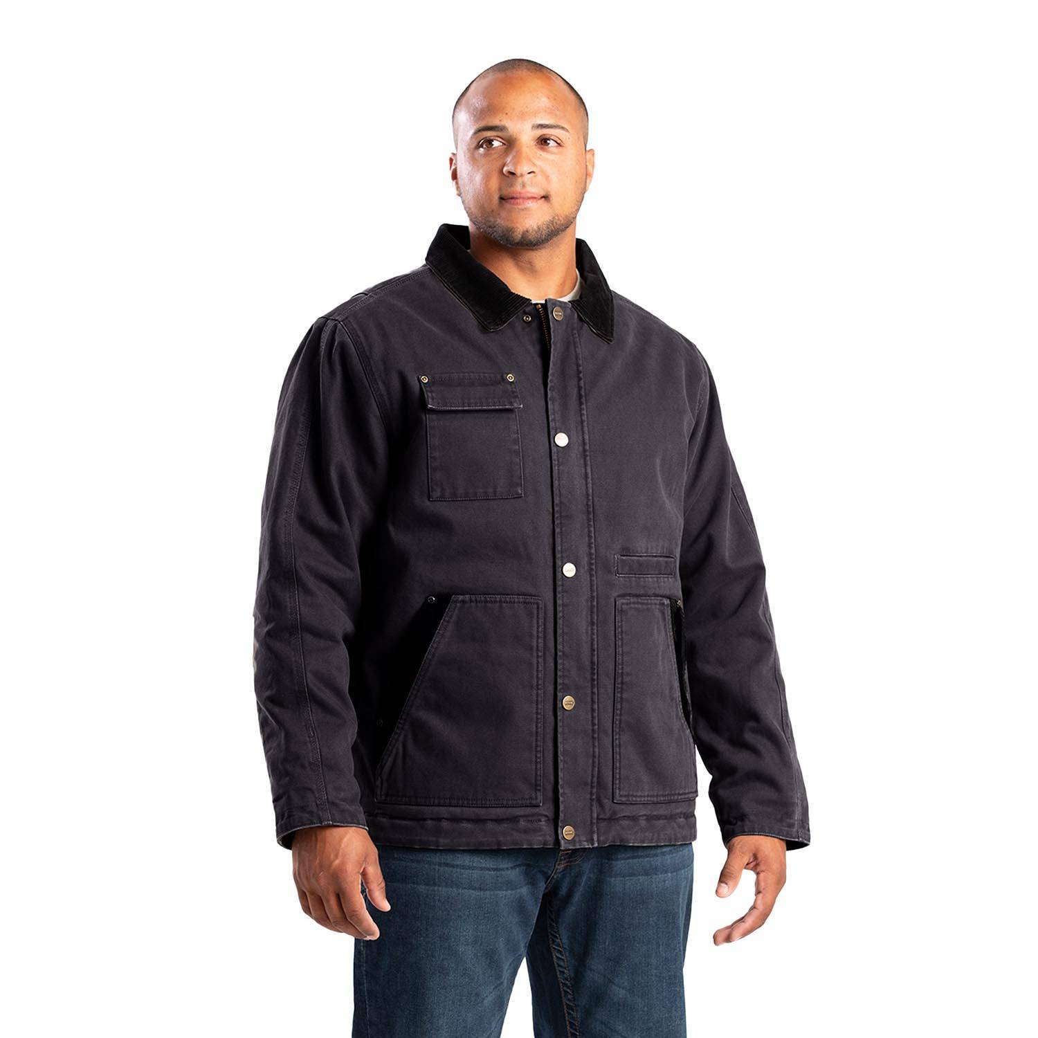 BERNE MEN'S VINTAGE WASHED TRADITIONAL CHORE COAT