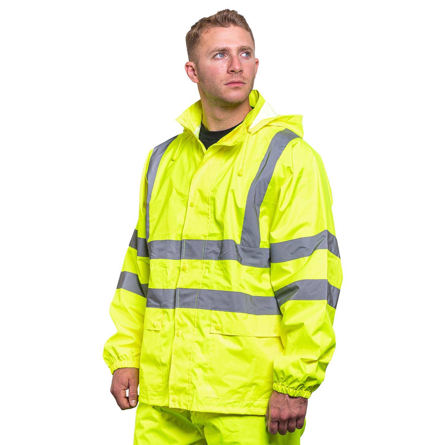 Game Econo Hi-Vis Rain Jacket