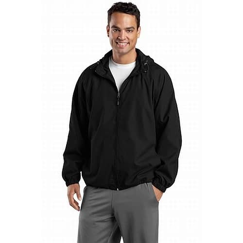 SPORT TEK HOODED RAGLAN JACKET