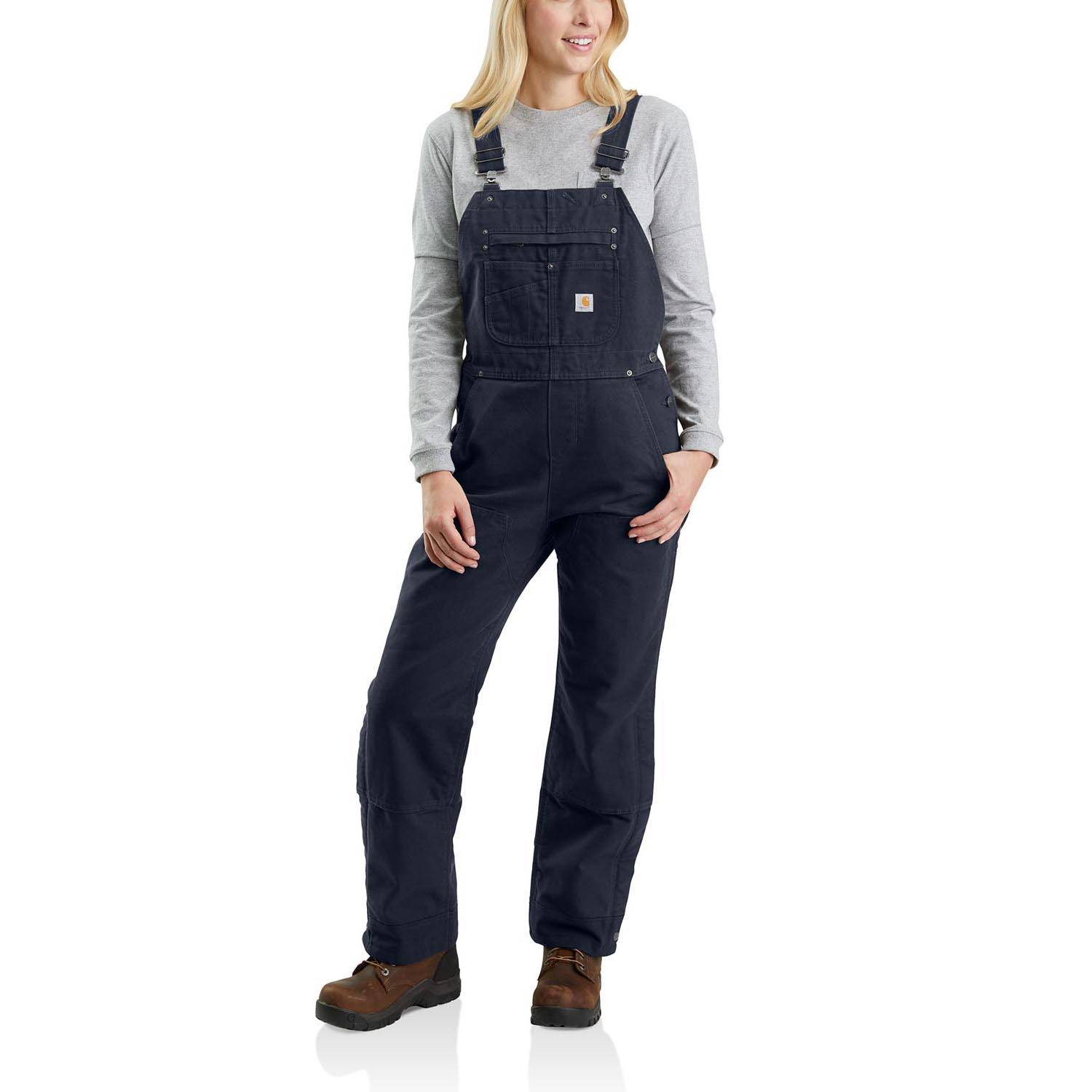 CARHARTT WOMEN'S RELAXED FIT DUCK INSULATED BIB OVERALLS