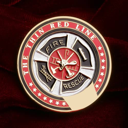 Blackinton Thin Red Line Coin
