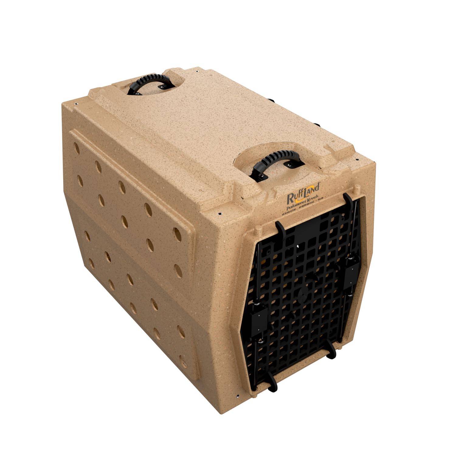 RUFF LAND KENNELS INTERMEDIATE DOUBLE DOOR, FRONT AND RIGHT